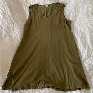 J.crew olive green dress